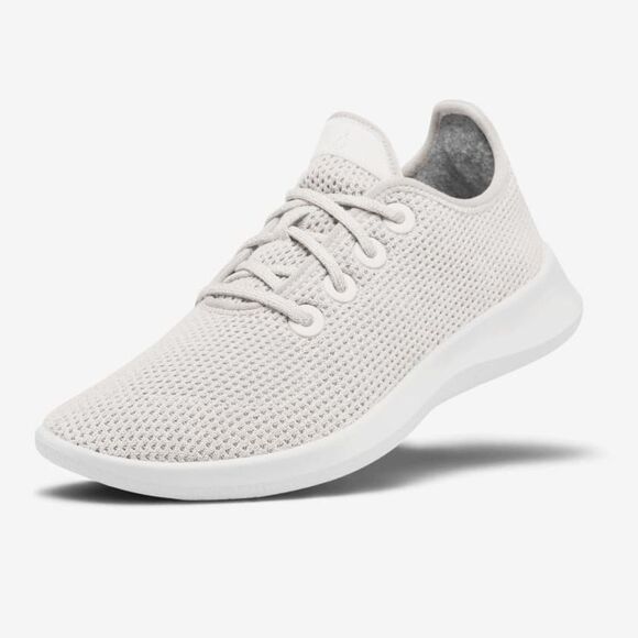 Allbirds Tree Runners Classic White Breathable Sneaker - Picture 1 of 9